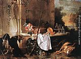 Jean-Baptiste Oudry Dead Wolf painting